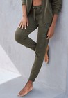 Bench Damen Homewearhose Sweathose Loungehose dunkelgrün Gr. 48/50 NEU