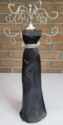 jewelry for strapless black dress Mai Black Strapless Rhinestone Mini Dress – Mara Blak