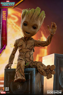 Sideshow Hot Toys LMS004 Guardians of the Galaxy 2 II Groot Life-Size 1/1 Figure