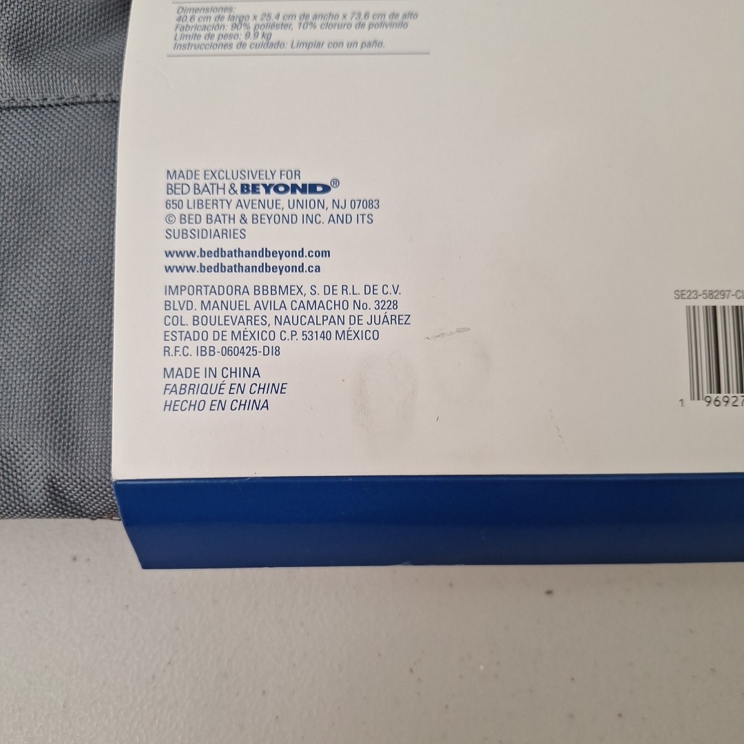 Bed Bath and Beyond Laundry Bag Backpack Adjustable Straps Large Capacity 