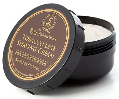 Tobacco Leaf Shaving Cream Taylor Of Old Bond Street UK