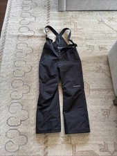 Boulder Gear Black Ski Bib Youth, Large, Great Condition Mid To Heavyweight