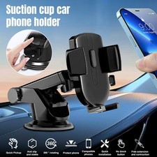 Universal Car Phone Holder 360 Rotation Windscreen / Dashboard Suction Mount NEW