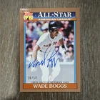 2026 Topps Series 1 Wade Boggs 1991 Topps Baseball Autographs (RAW)