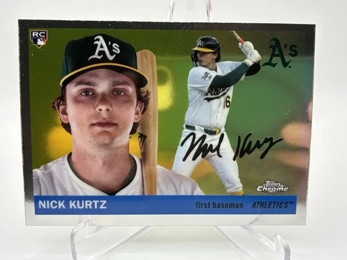 2025 Topps Chrome Nick Kurtz RAW