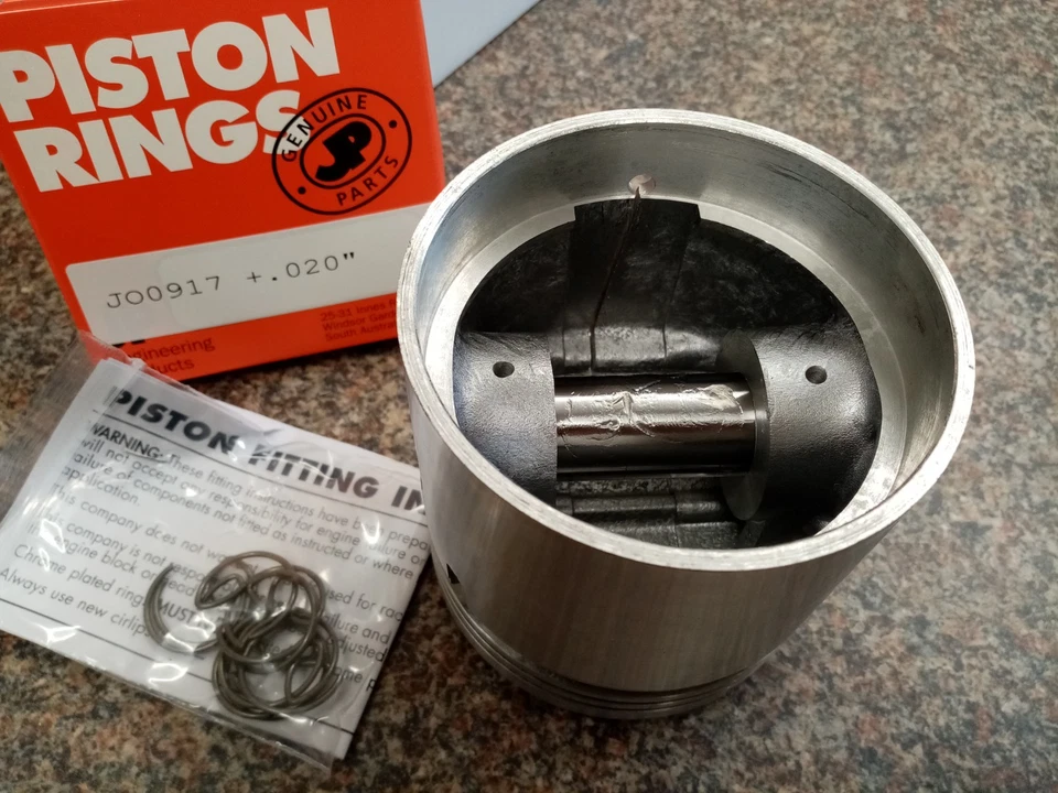 Juego de pistones Armstrong Siddeley Star Sapphire 4L 1958-60 std/020"/030"/.8mm/060" Foto 4 de 4