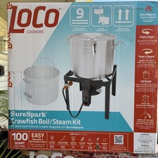 LOCO Boiling Kit 100-Qt Propane Single Burner Stainless