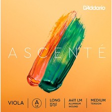 D'Addario Ascente Viola String Set, Medium Tension 16 in., Medium