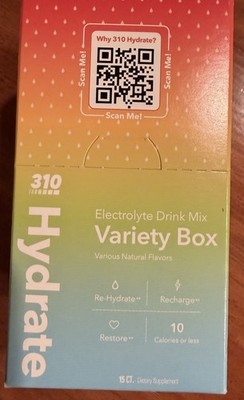 Hydrate Variety Box 310 Nutrition