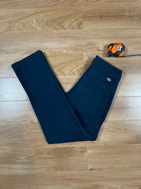 Dickies Chinos Men’s W30 Navy Slim Straight Fit Cargo Style Vintage Old Money