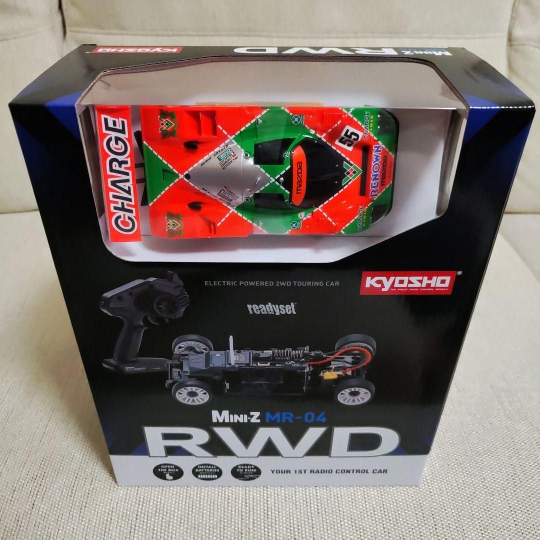 Kyosho 32361RE Mini-Z Mr-04 Readyset Mazda 787b No. 55 Les Mans