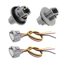 2PCS Front Turn Signal Light Bulb Wiring Harness Socket Plug 90075-60060