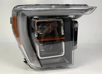 FOR PARTS! 2021-2023 Ford F-150 Right RH Passenger Chrome Dual LED Headlight OEM (For: More than one vehicle)