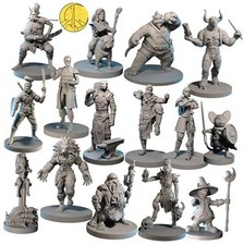 15 Character  NPC Miniatures for DND 28mm I for D D Miniatures  Dungeon and