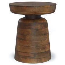Robbie Walnut Brown Accent Table