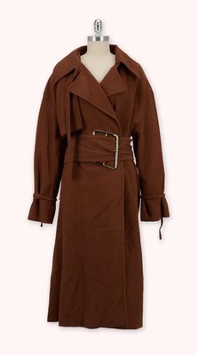 Screen Worn by Cynthia Nixon Acne Studios women's brown trench coat