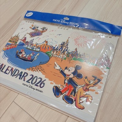 Japan Tokyo Disney Resort Calendar Wall Hanging 2026 Mickey Mouse
