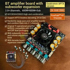 ZK-SUB1200Q APTX Bluetooth Power Amplifier Bo...