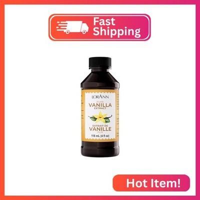 LorAnn Pure Vanilla Extract 4 ounce bottle
