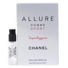 CHANEL ALLURE HOMME SPORT SUPERLEGGERA EDP 1.5ml .05oz x 1 COLOGNE SPRAY SAMPLE