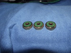 3 Vintage Olds Ambassador trumpet  Cornet Valve Top Caps parts in nice condition