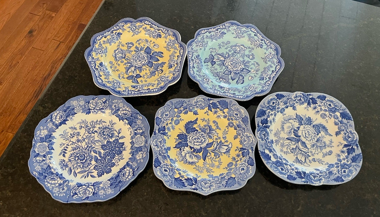 (5) Spode Archive & Garden Collection Mixed Lot of Accent/De