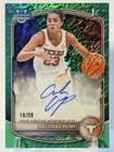 2026 Bowman Chrome Basketball Aaliyah Crump Green Shimmer 1st Bowman Auto /99