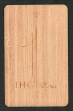 IHG HOTELS & RESORTS One Rewards Wooden Hotel Key Card - V1