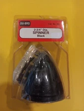 DU-BRO CAT. NO. 291 ~NIP~ 2-3/4" Dia Spinner Black