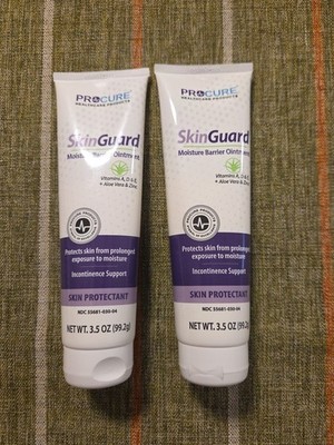 FREE SHIPPING TWO 2 3 5 OZ SkinGuard Moisture Barrier Ointments VITAMIN A D E