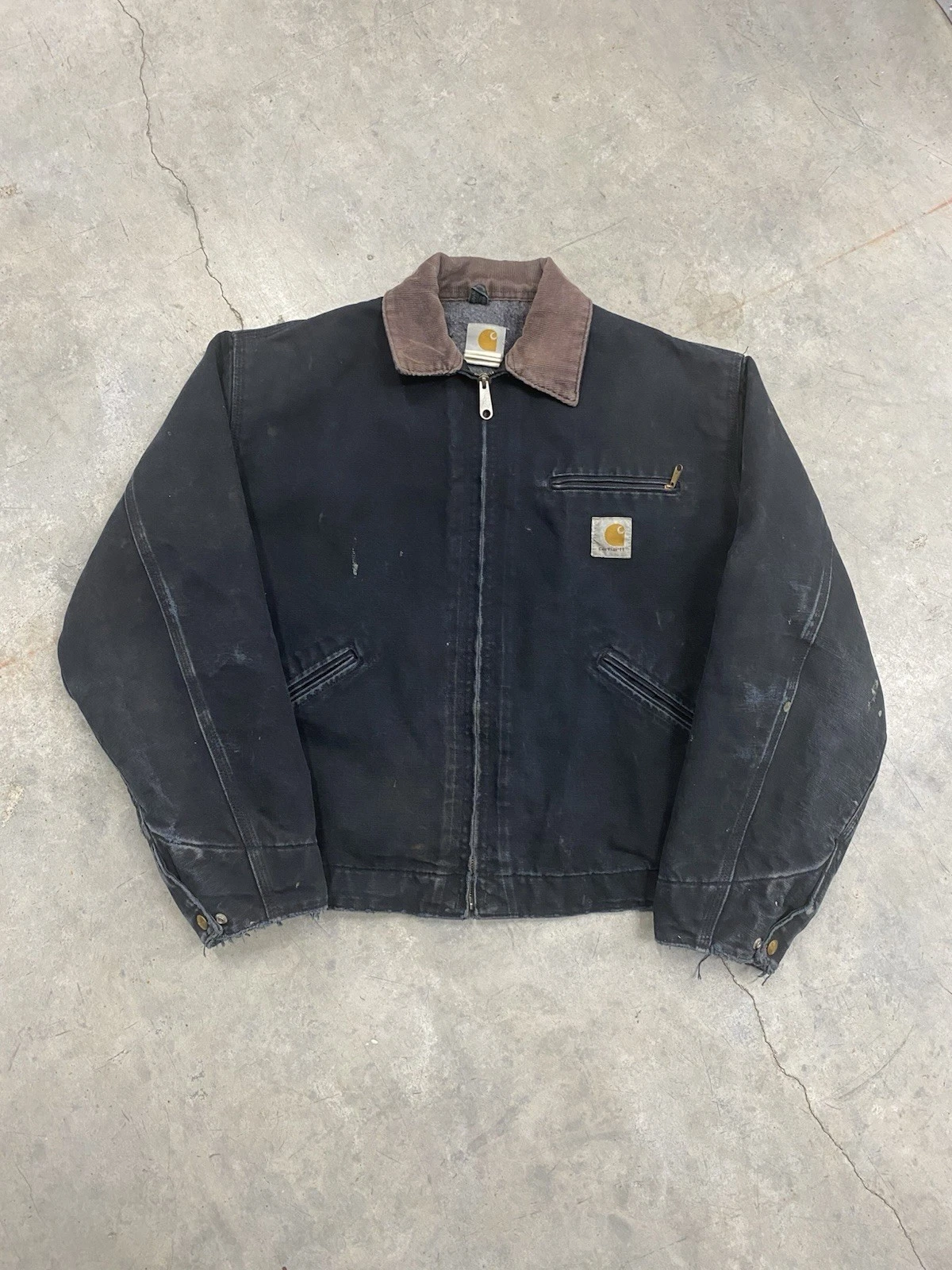 Carhartt Detroit Jacket M Measurements 90s VTG Big Patch Workwear jacket
