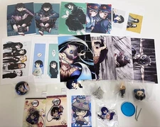 Demon Slayer Inosuke Goods Lot  Acrylic Stand, Postcards, Badges, Figure