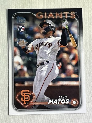 Luis Matos (RC) 2024 MLB Topps Japan Edition #187 Baseballkarte