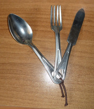 Esercito Americano Set di posate in acciaio INOX, cucchiaio, forchetta  coltello