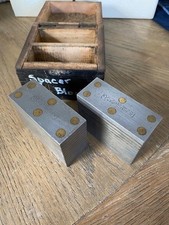 2 x Eclipse Type A Adaptor Plates  3" x 2 3/8" x 1 1/8" magnetic chuck blocks