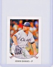 2015 Topps Sticker Album Card #48 John Danks - Chicago White Sox - SHIPS FREE