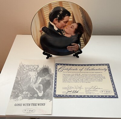 Gone With The Wind Collector Plates - W/ CertificateOf Gone With The Wind Collector Plates - W/ CertificateOf