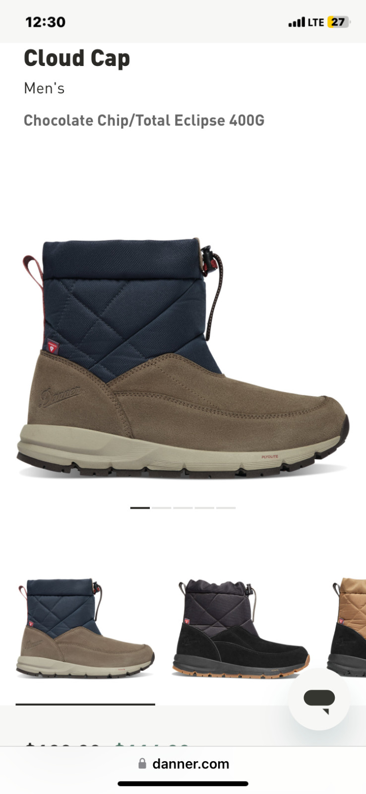 Cloud Cap 400G Chocolate Chip/Total Eclipse - image 1