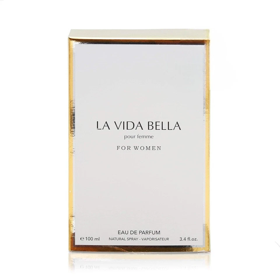 Pack Of 2 LA VIDA BELLA eau de Parfum for WOMEN Natural Spray 3.4 FL. OZ / 100ml - Image 3 of 3