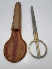 Forged Steel Scissors Made In USA 9โ Leather Sheath