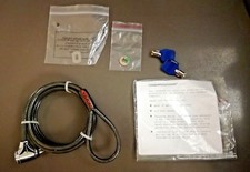 Codi Key Cable Lock for Laptops Desktops 6.5 Feet Galvanized Steel w/ 2 Keys NIP