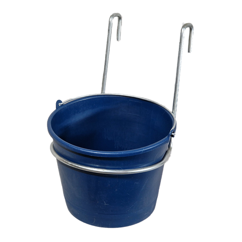 5L Bucket Holder Feeder Hanger Trough Water Equine Livestock Sheep