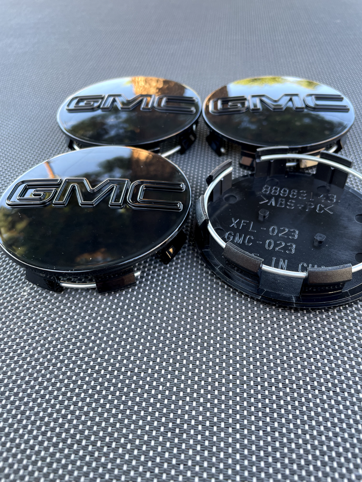 Pack Of 4 - GMC 83mm/ 3.25 Chrome Wheel Center Caps