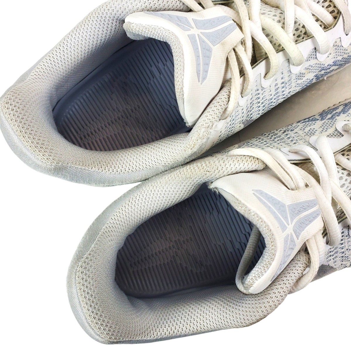 NIKE Shoes KOBE MAMBA RAGE Mens Size 8 White PURE PLATINUM Sneaker