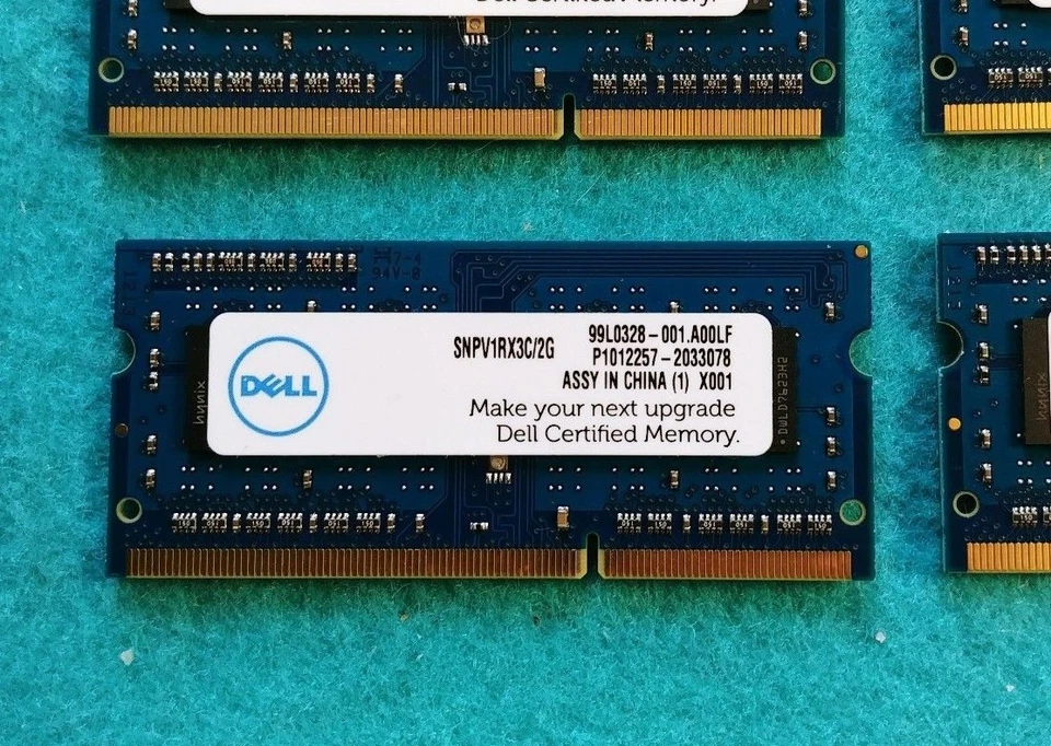 Dell 8 GB (4 X 2GB) Memory SNPV1RX3C/2G DDR3 PC3-10600 - Image 2 of 4