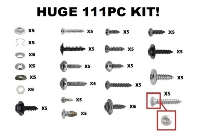 66 Chrome Restoration Screws For Classic Gm Gmc Chevrolet Buick - Foto 8