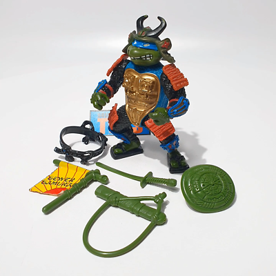 Vtg TMNT disguised turtles LEO THE SEWER SAMURAI Figure A COMPLETE