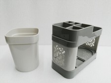 Bathroom Toothbrush Toothpaste Razor Stand Holder with Cups Bathroom Storage New