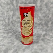 Vintage Pringles Neufangled Potato Chips Canister 4 1/2 oz Red Tube