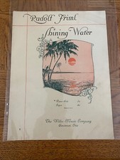 Rudolph Friml Shining Water Sheet Music